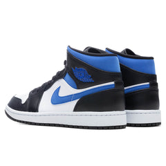1 Mid - White/Racer Blue/Black