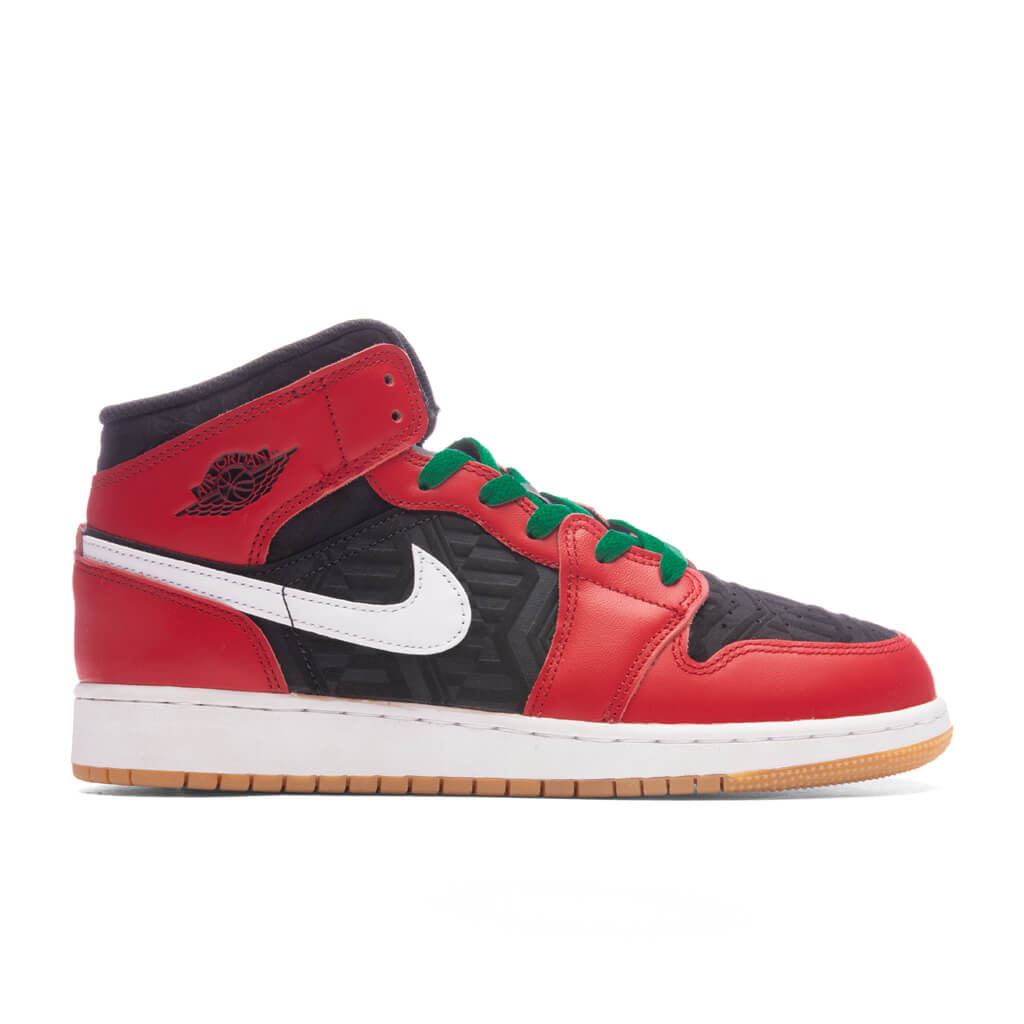 1 Mid (GS) - Black/Fire Red/White/Malachite
