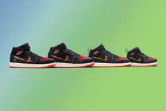 1 Mid SE (GS) "Siempre Familia" - Black/Chile Red