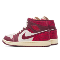 Women's 1 Mid SE Tiki Leaf - Team Red/University Red/Muslin