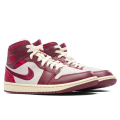 Women's 1 Mid SE Tiki Leaf - Team Red/University Red/Muslin