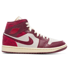 Women's 1 Mid SE Tiki Leaf - Team Red/University Red/Muslin