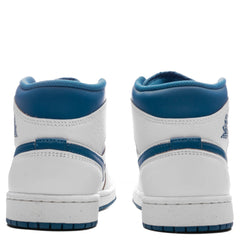 1 Mid SE - White/Industrial Blue/Sail