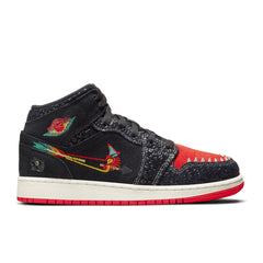 1 Mid SE (GS) "Siempre Familia" - Black/Chile Red