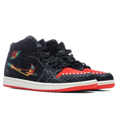 1 Mid SE "Siempre Familia" - Black/Chile Red