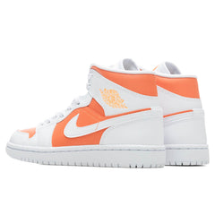 Women's 1 Mid SE - Bright Citrus/White