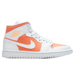 Women's 1 Mid SE - Bright Citrus/White