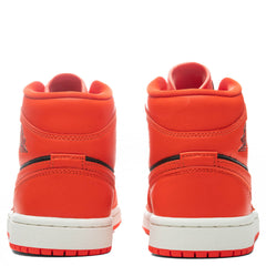 Women's 1 Mid SE - Crimson Bliss/Rush Orange/Black
