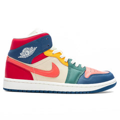 Women's 1 Mid SE - French Blue/Magic Ember/Fire Red