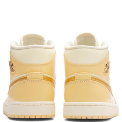 Women's 1 Mid SE - Pale Vanilla/Metallic Gold/Coconut Milk
