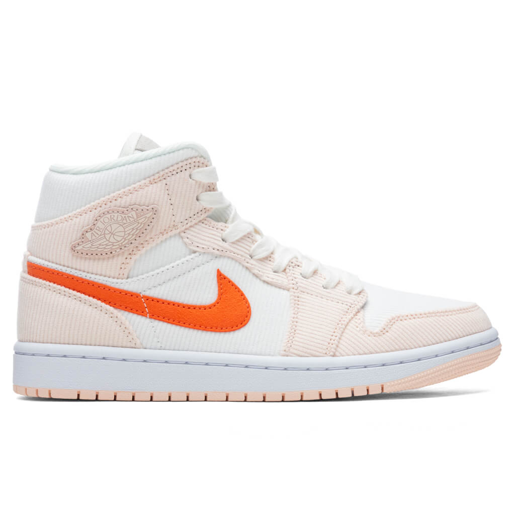 Women's 1 Mid SE - Sail/Orange Quartz