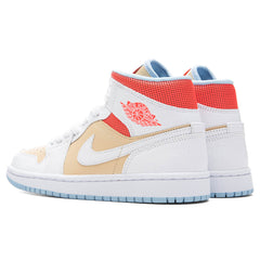 Women's 1 Mid SE - Sesame/White
