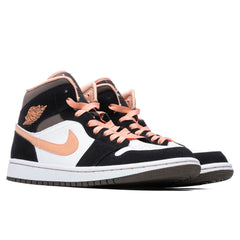 Women's 1 Mid SE - White/Apricot Agate