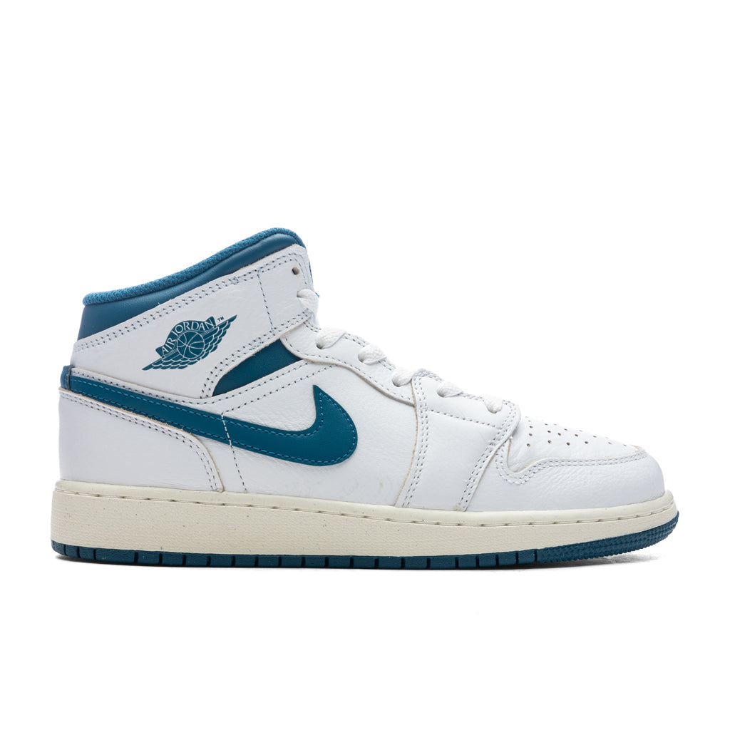 1 Mid SE (GS) - White/Industrial Blue/Sail