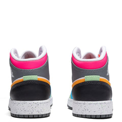 1 Mid SE (GS) - White/Taxi/Dark Shadow/Hyper Pink