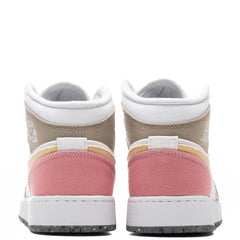 1 Mid SE (GS) - White/Vivid Green