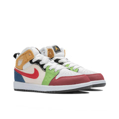 1 Mid SE (PS) - White/Gym Red/Black