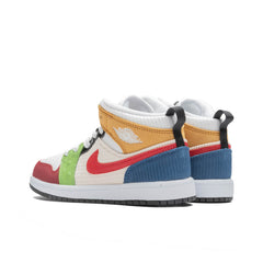 1 Mid SE (PS) - White/Gym Red/Black