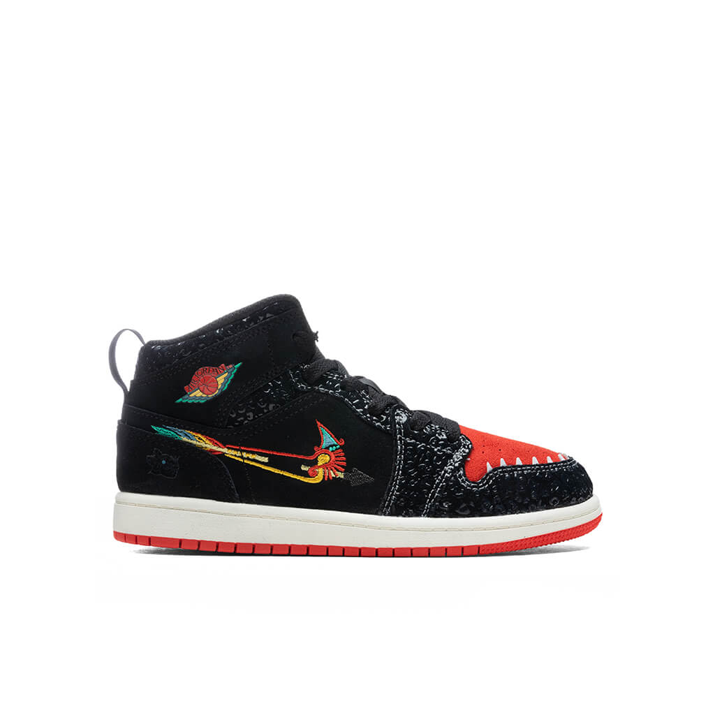 1 Mid SE (PS) "Siempre Familia" - Black/Chile Red