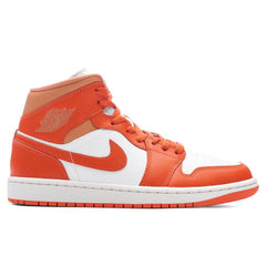 Women's 1 Mid - Summit White/Cosmic Clay/Amber Brown
