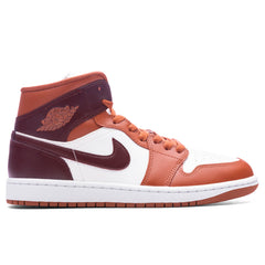 Women's 1 Mid - Dusty Peach/Night Maroon/Sail