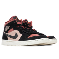 Women's 1 Mid - Particle Beige/Black
