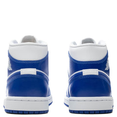 Women's 1 Mid - White/Hyper Royal/White