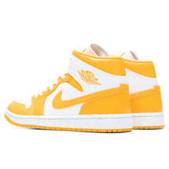 Women's 1 Mid 'University Gold' - White/University Gold/White