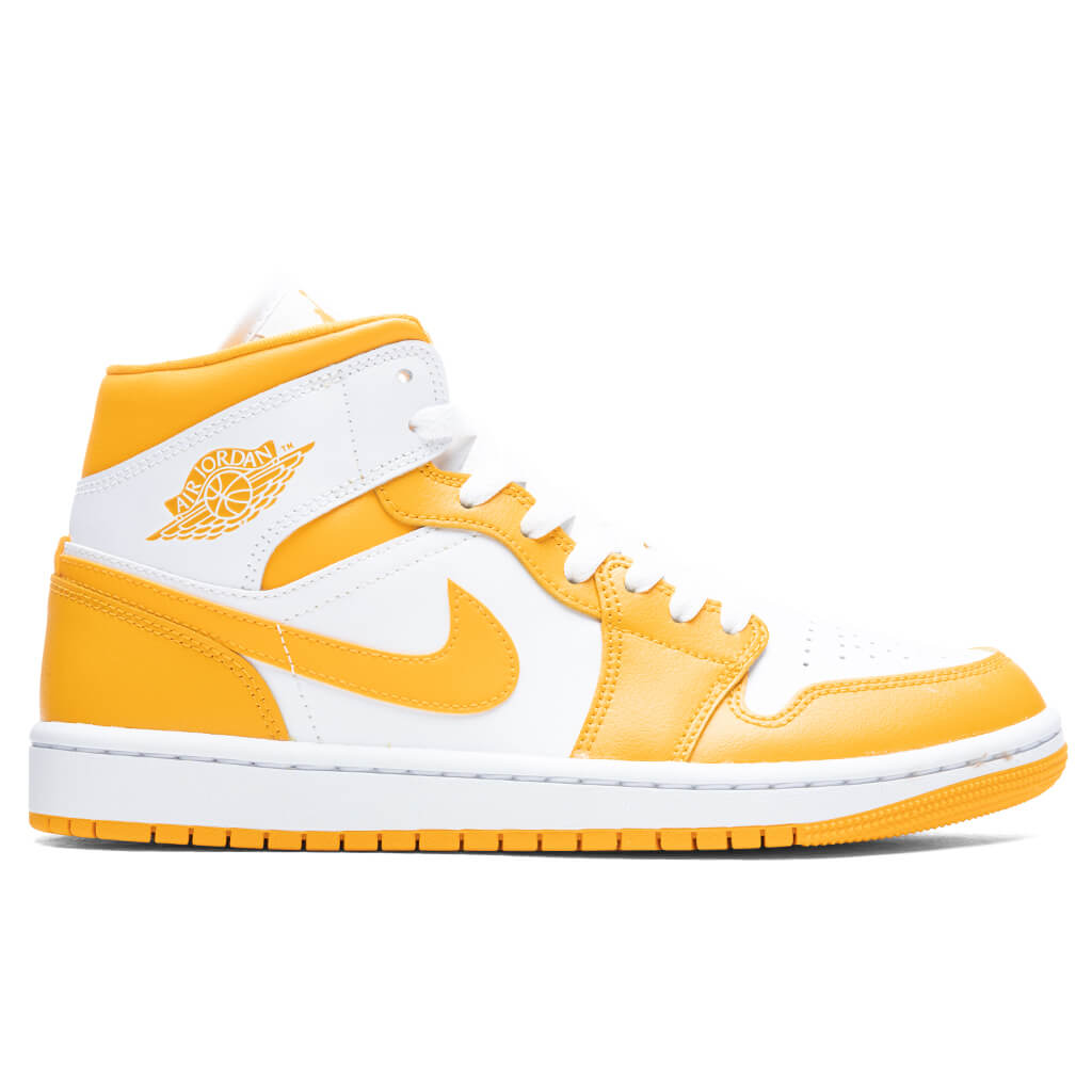 Women's 1 Mid 'University Gold' - White/University Gold/White