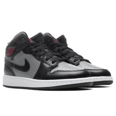 1 Mid (GS) - Black/Gym Red/Particle Grey