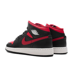 1 Mid (GS) - Black/Varsity Red/Summit White