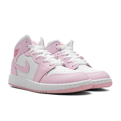 1 Mid (GS) - Pink Foam/White/Fire Red