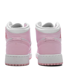 1 Mid (GS) - Pink Foam/White/Fire Red