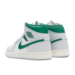 1 Mid (GS) - Summit White/Pine Green/Pure Platinum