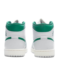 1 Mid (GS) - Summit White/Pine Green/Pure Platinum