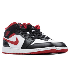1 Mid (GS) - White/Gym Red/Black