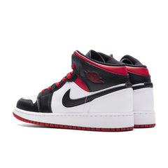 1 Mid (GS) - White/Gym Red/Black