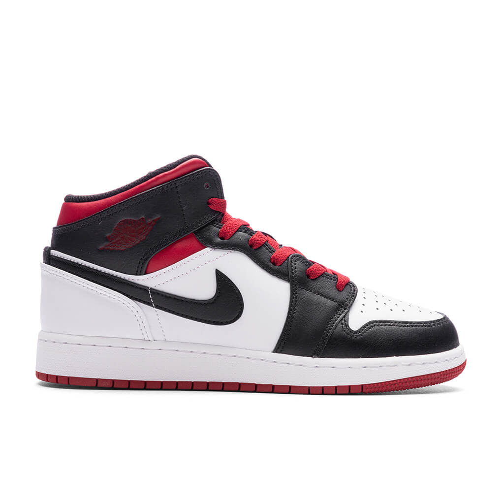 1 Mid (GS) - White/Gym Red/Black