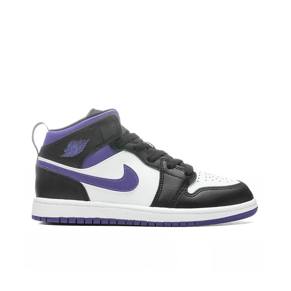 1 Mid (PS) - Black/Dark Iris/White