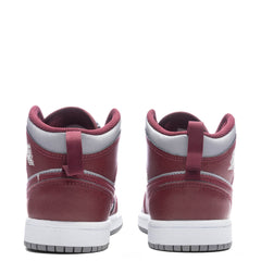 1 Mid (PS) - Cherrywood Red/White/Cement Grey