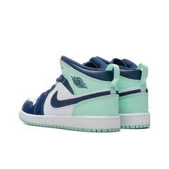 1 Mid (PS) - Mystic Navy/Mint Foam/White