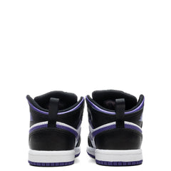 1 Mid (TD) - Black/Dark Iris/White