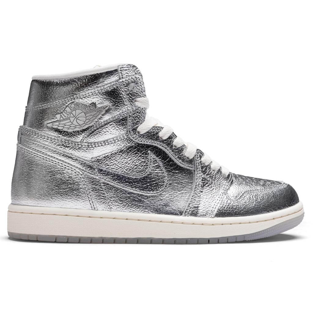 Women's 1 Retro Hi OG - Metallic Silver/Photon Dust/Sail