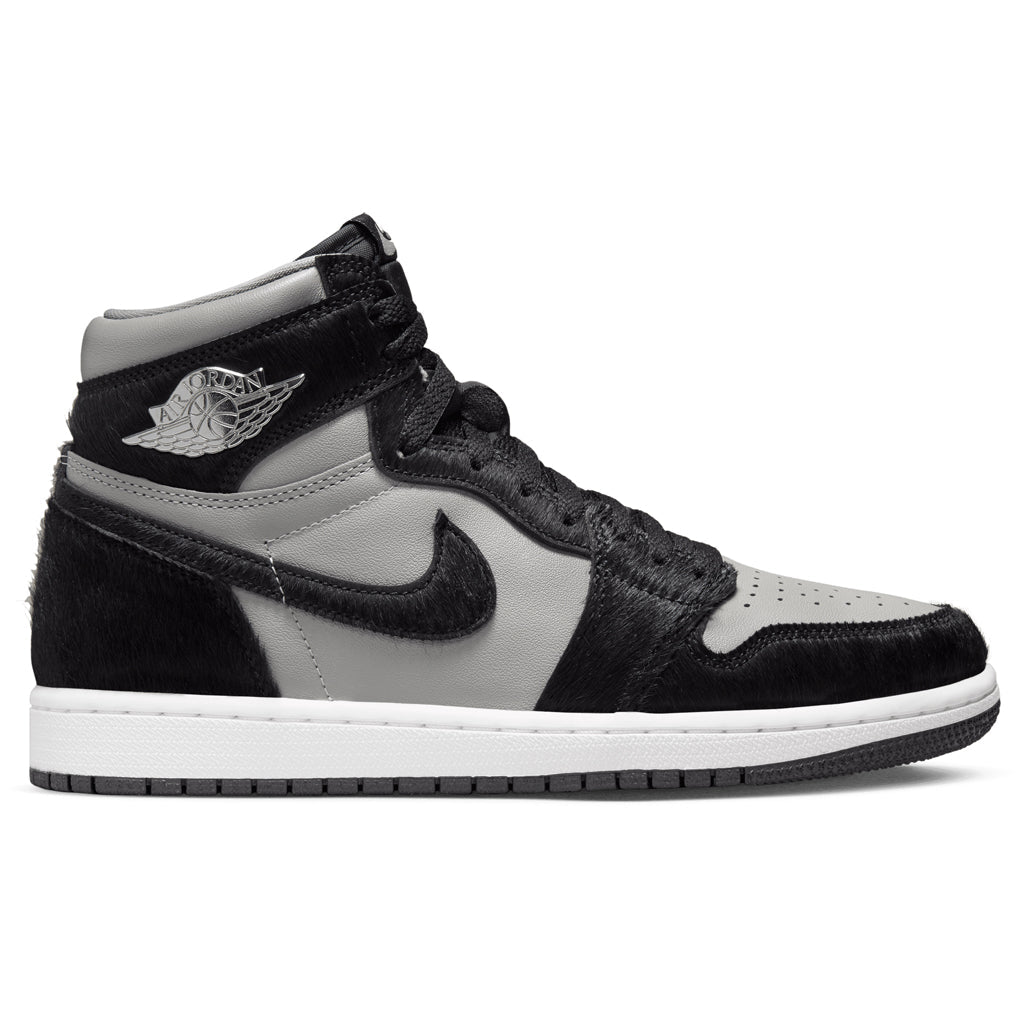 Womens 1 Retro Hi OG - Medium Grey/Black/White