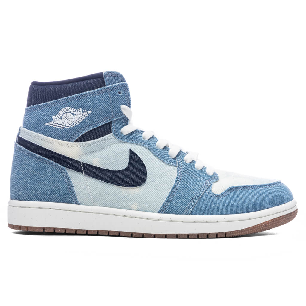 1 Retro High 'Denim' - Summit White/Obsidian/Summit White