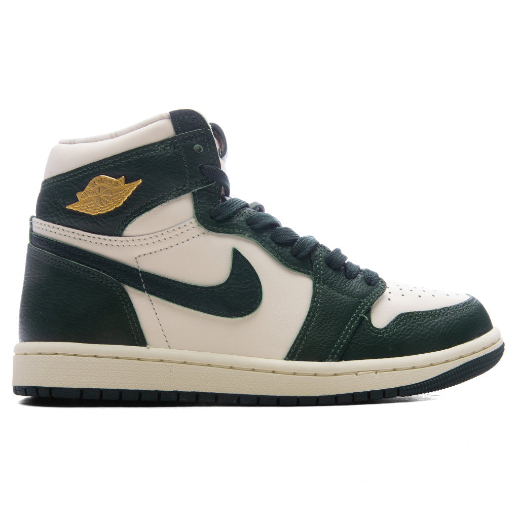 Women's 1 Retro High OG 'Fir' - Pale Ivory/Pro Green Fir/Coconut Milk