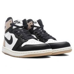 Women's 1 Retro High OG 'Latte' - Black/Legend Brown/White