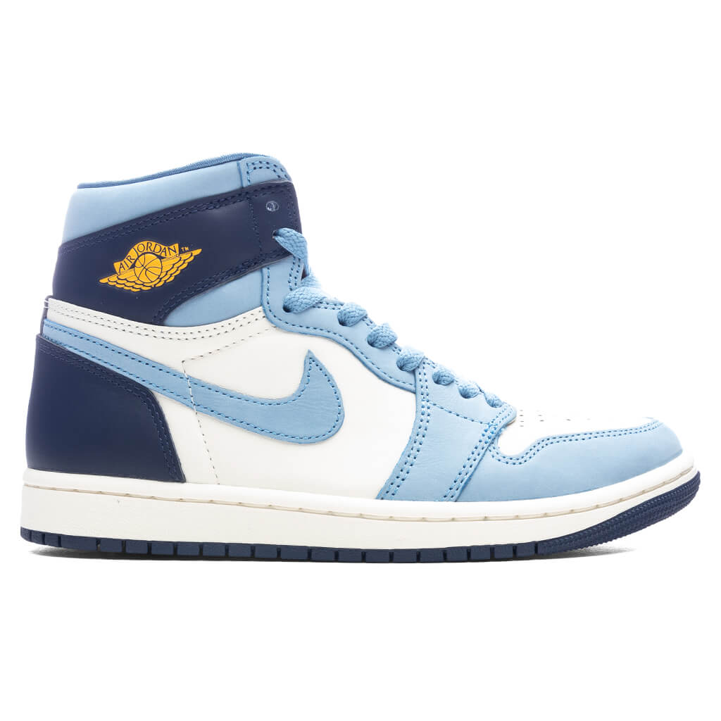 Women's 1 Retro High OG 'First in Flight' - University Blue/University Gold/Sail
