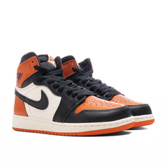 1 Retro High OG 'Shattered Backboard' (GS) - Black/Sail/Starfish