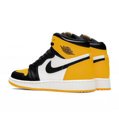 1 Retro High OG (GS) - Taxi/Black/Sail